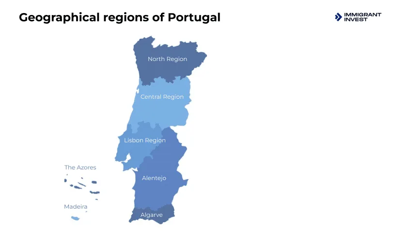 Regions of Portugal to buy real estate in